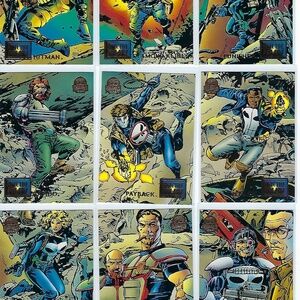 Marvel Universe Trading Cards SUICIDE RUN Full Set
